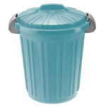 "TEO" Δοχείο Γενικής Χρήσης με Καπάκι Ασφαλείας 46L ΜΠΛΕ